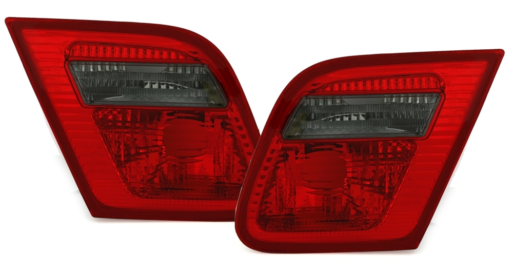 LED Rückleuchten für 3er BMW E46 in Rot-Schwarz