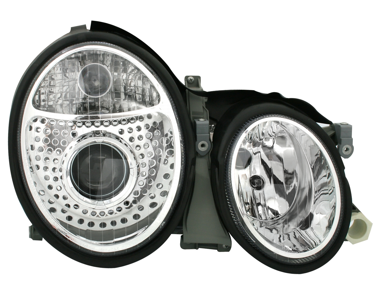 Scheinwerfer Set für Mercedes W208 in Chrom