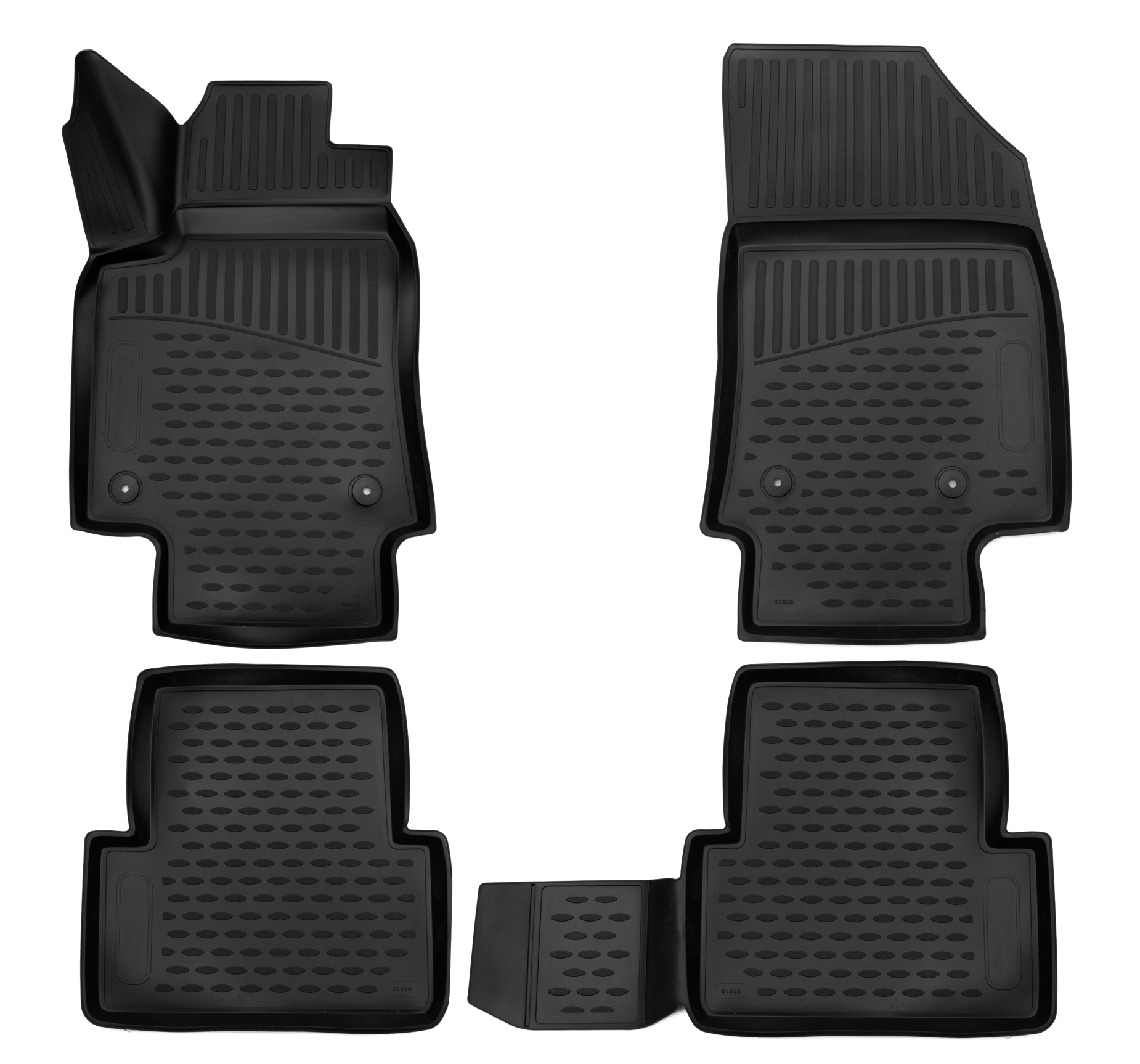 TPE Gummi Fußmatten für Citroen C3