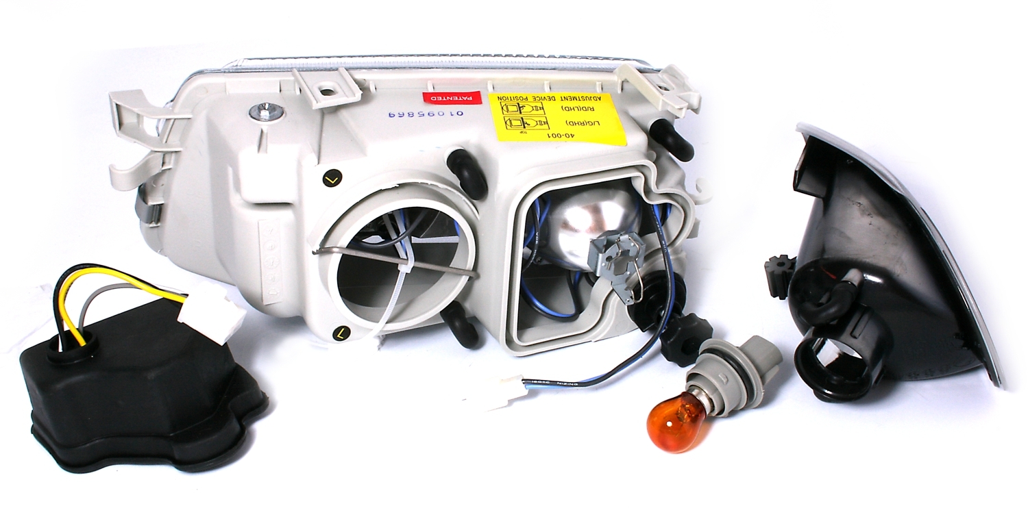 Angel Eyes Scheinwerfer für Opel Astra F in Schw.