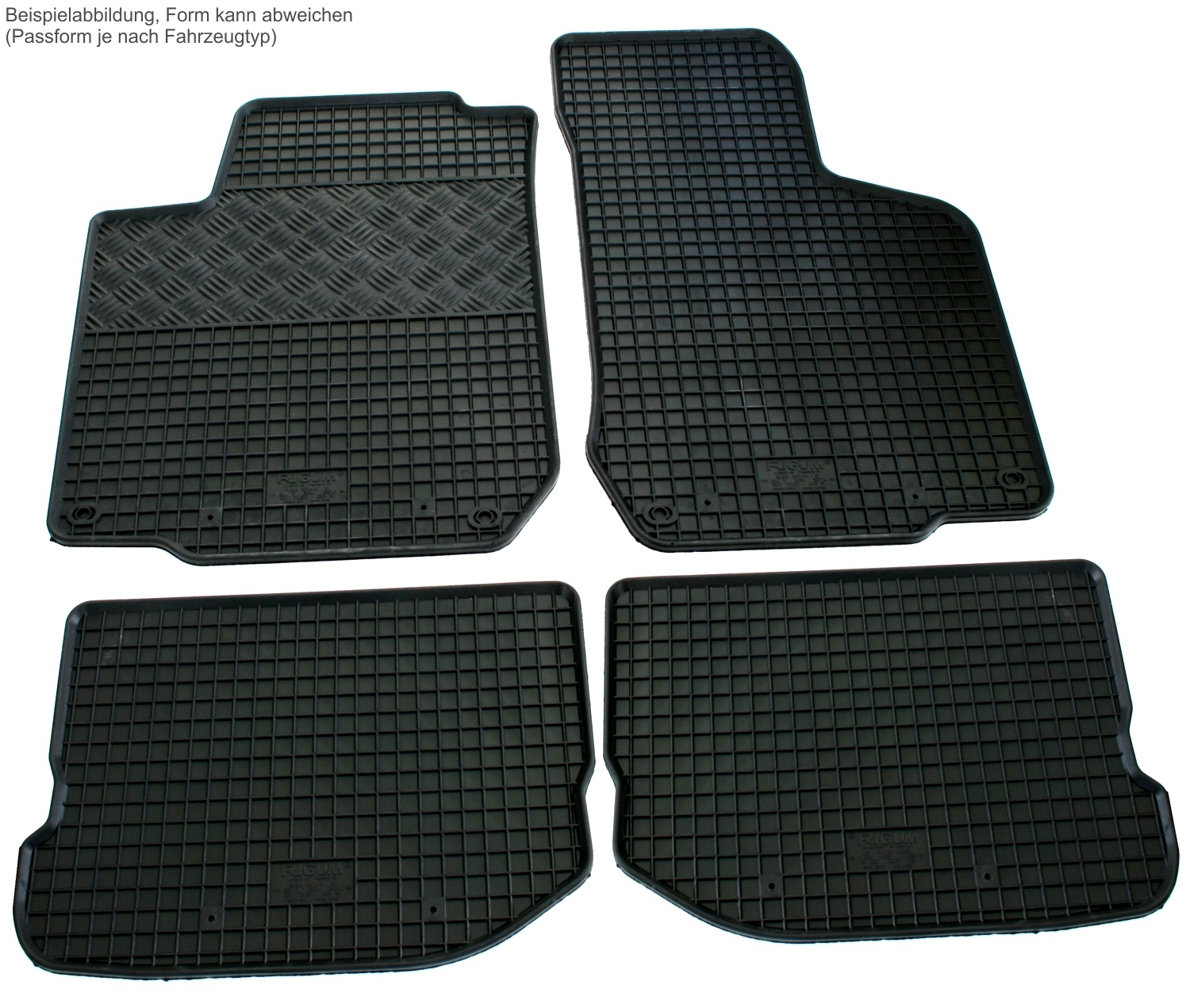 Gummi Fußmatten für Citroen C-Crosser