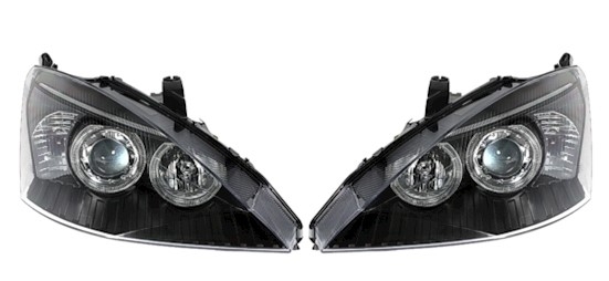 Angel Eyes Scheinwerfer für Ford Focus 1 in Schw.