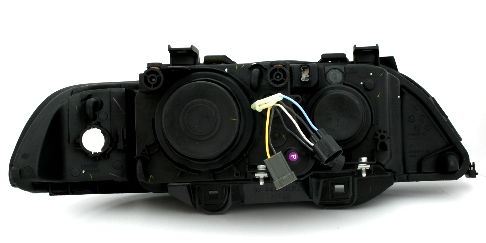 Angel Eyes Scheinwerfer für 5er BMW E39 in Chrom