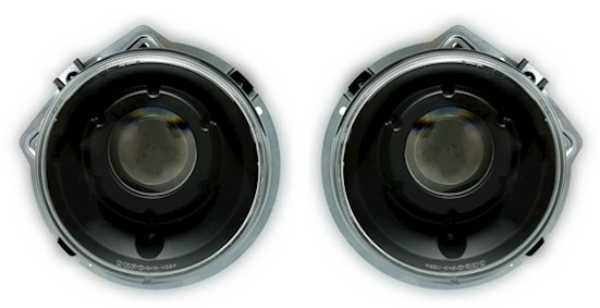 Scheinwerfer für Mercedes W461 W463 in Schwarz