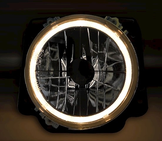 Angel Eyes Scheinwerfer für VW Golf 2 in Chrom