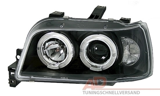 Angel Eyes Scheinwerfer für Renault Clio A in Schw