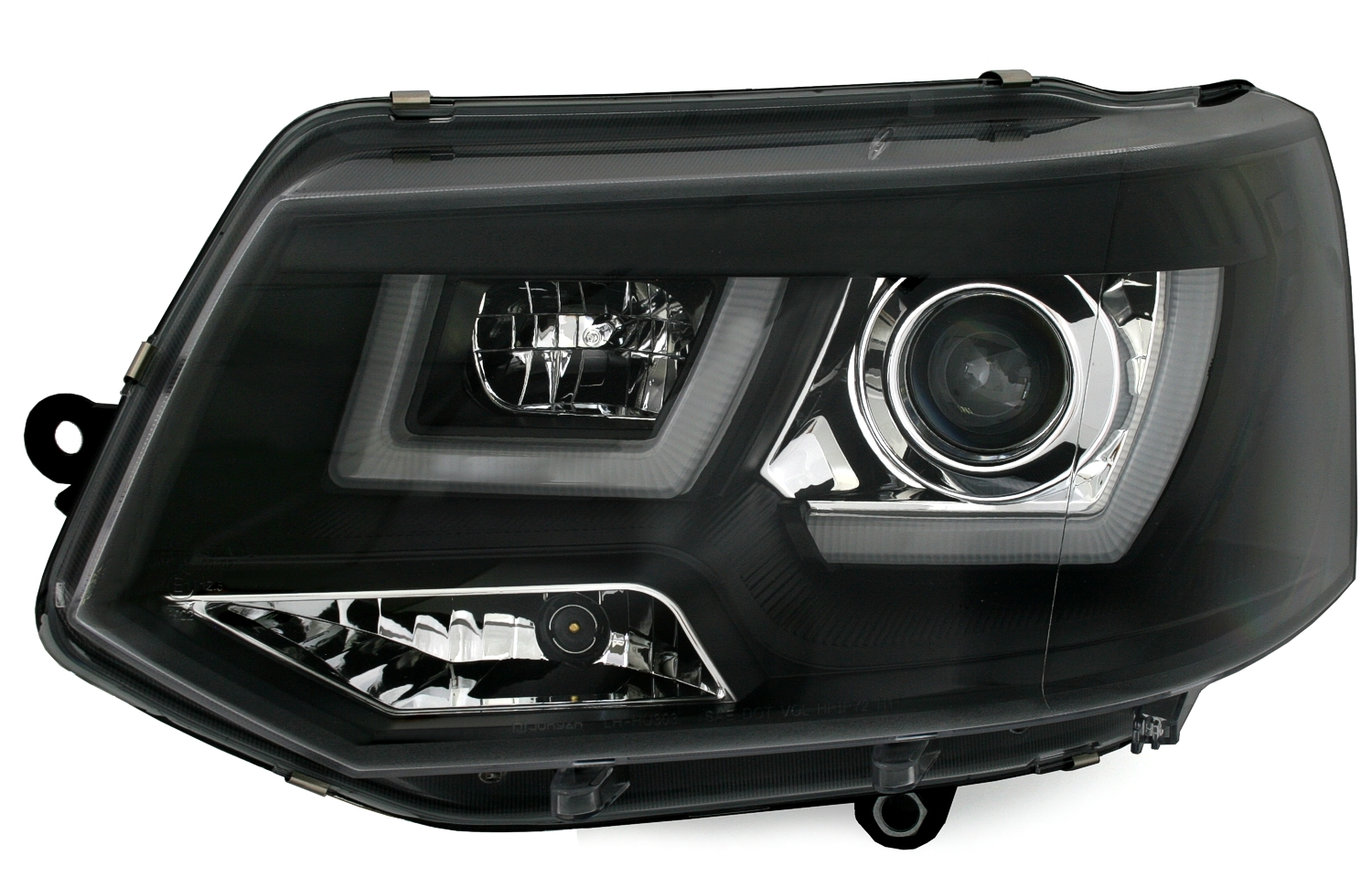 Scheinwerfer für VW T5 in Schwarz                 