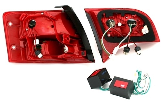 LED Rückleuchten für Audi A4 B7 Avant in Rot-Smoke