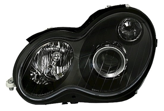 Scheinwerfer Set für Mercedes W203 in Schwarz