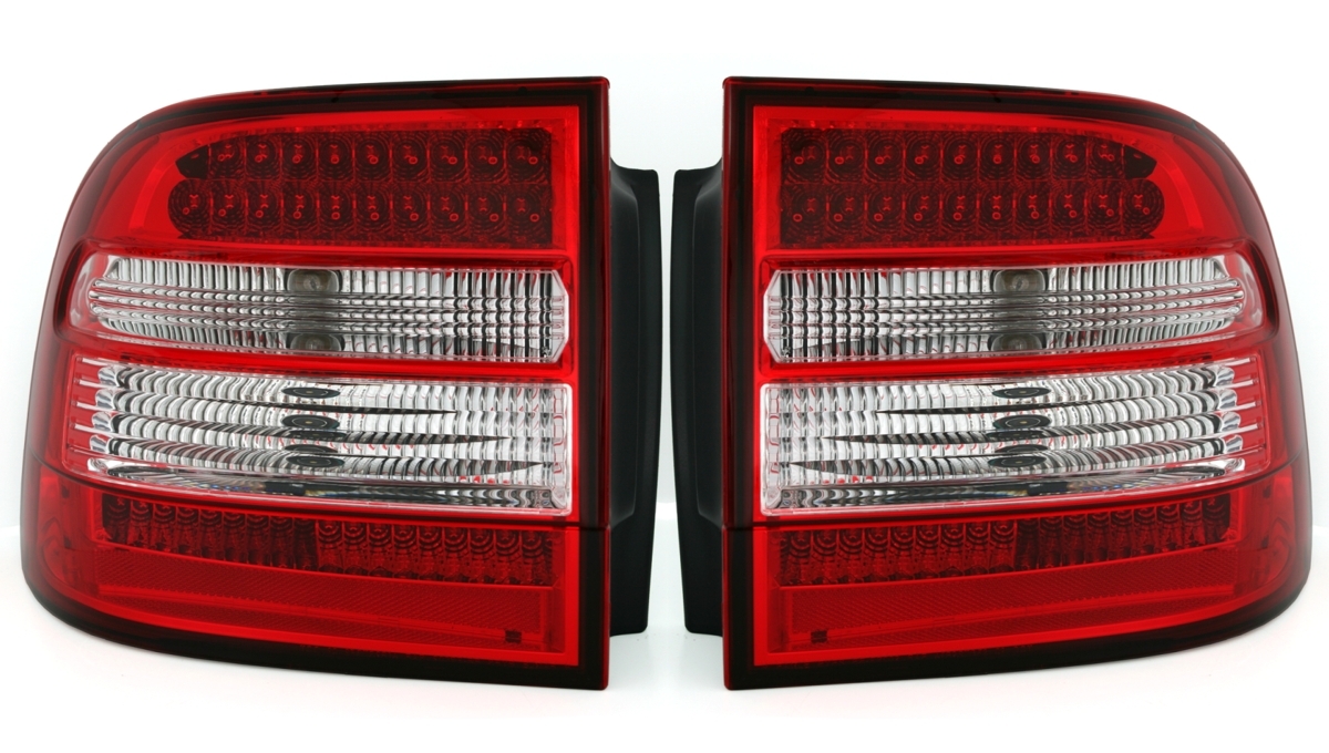 LED Rückleuchten für Porsche Cayenne in Rot-Weiß