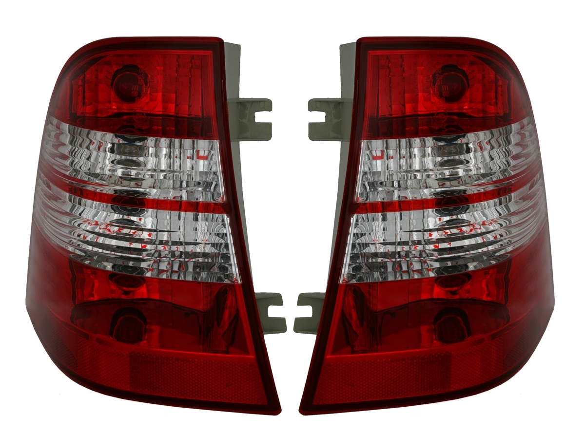 Rückleuchten für Mercedes W163 in Rot-Weiß