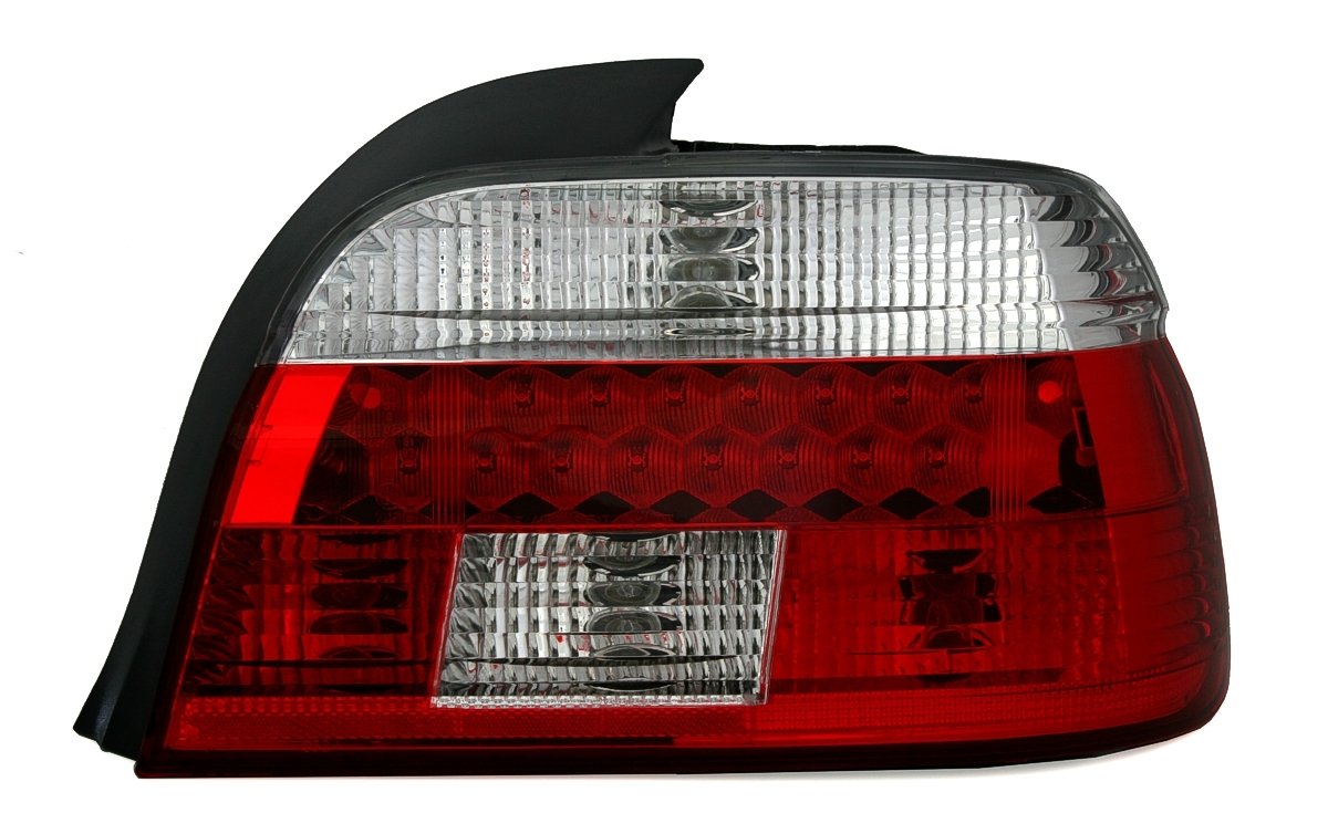 LED Rückleuchten für 5er BMW E39 in Rot-Weiß