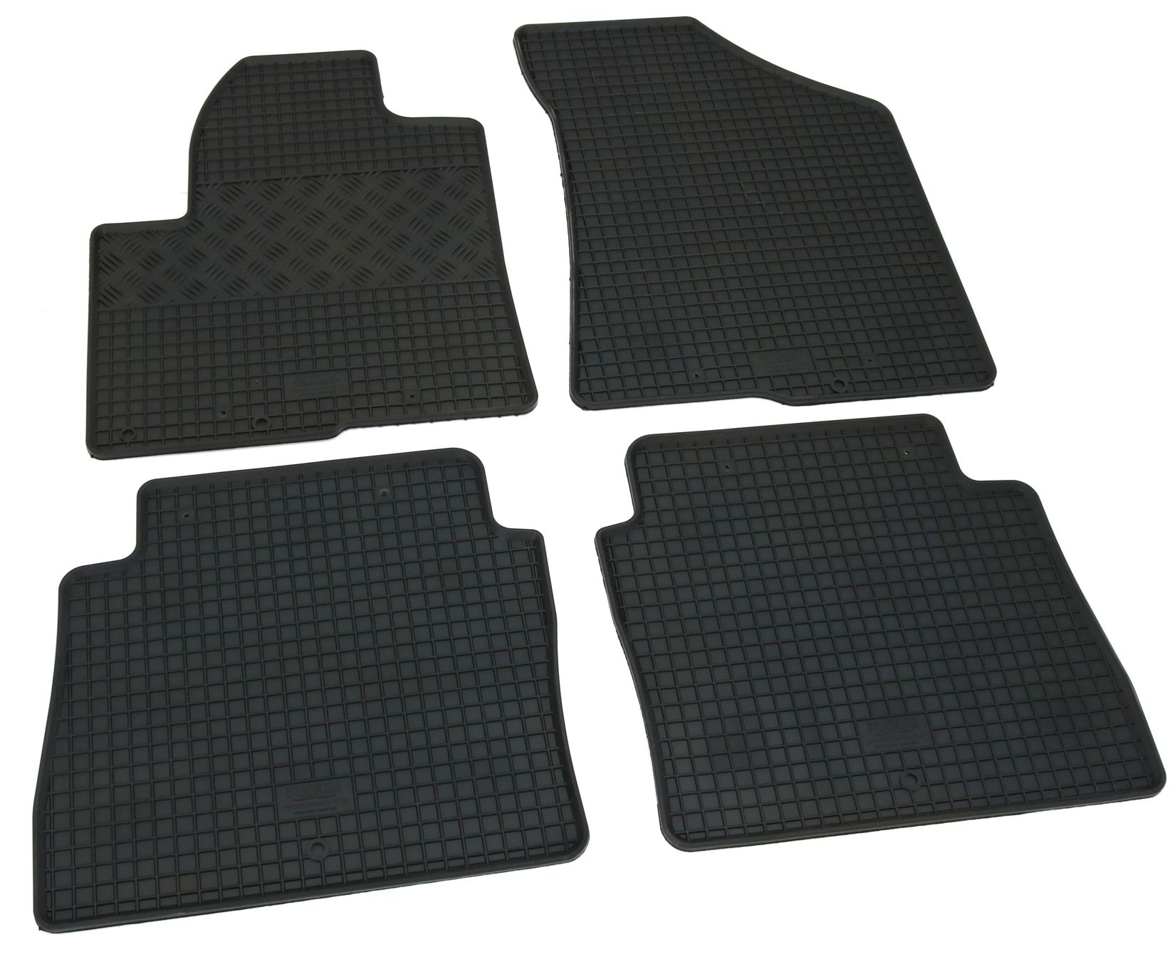 Gummi Fußmatten für Hyundai Santa Fe 2