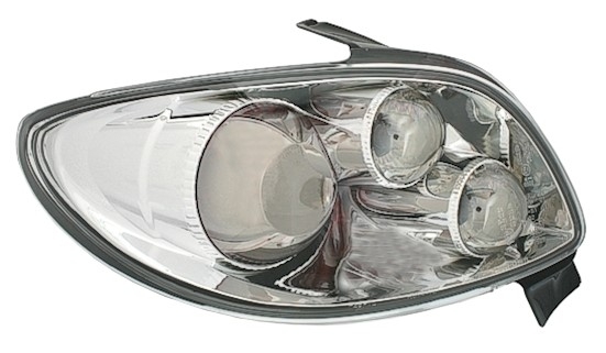 Rückleuchten für Peugeot 206 Limo in Chrom        