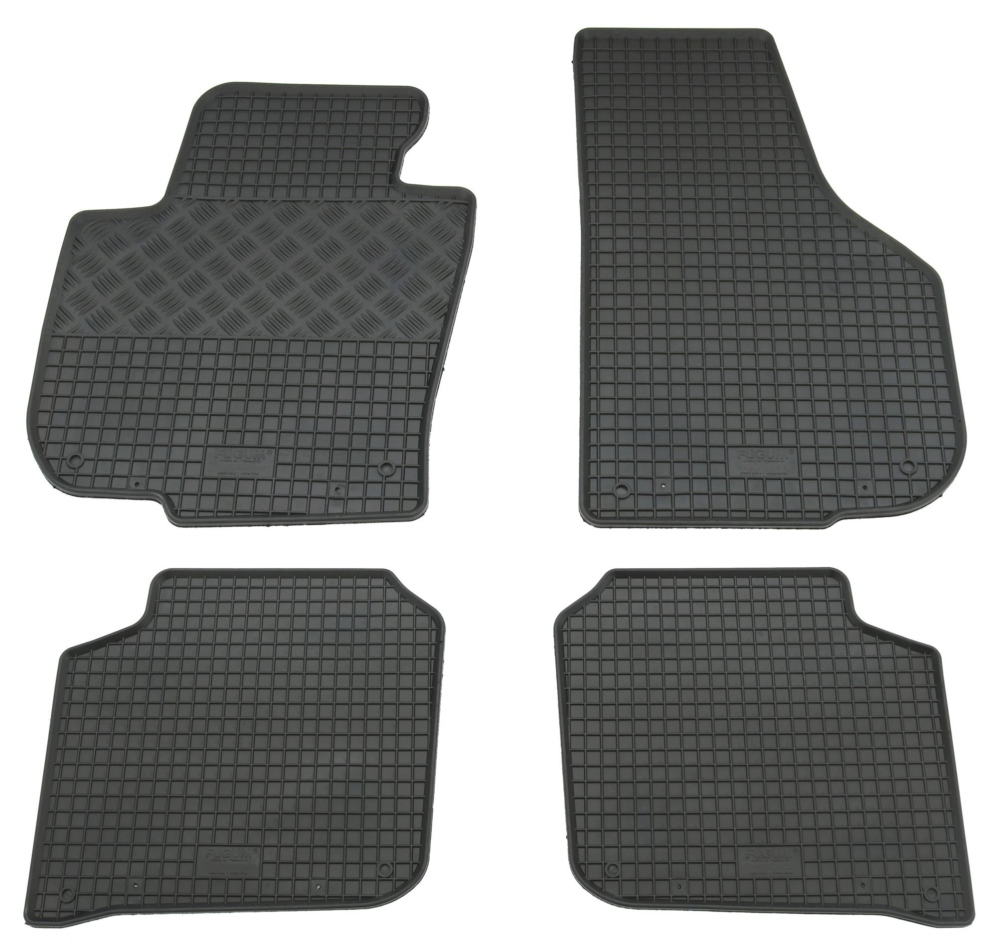 Gummi Fußmatten für Skoda Superb 2