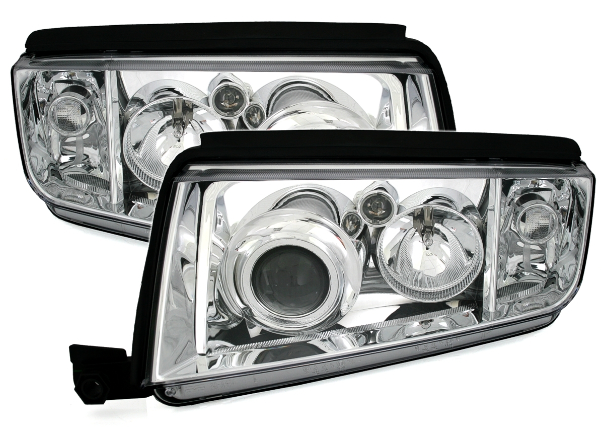 Scheinwerfer Set für Skoda Fabia 6Y in Chrom