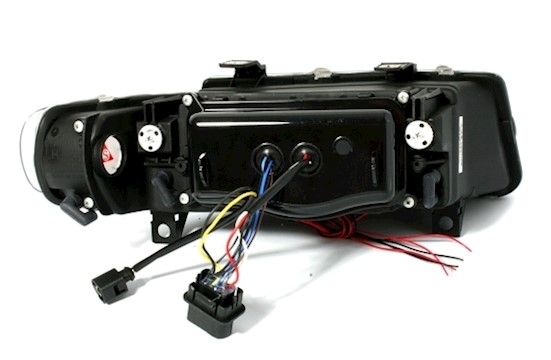 Angel Eyes Scheinwerfer für Seat Leon in Chrom    