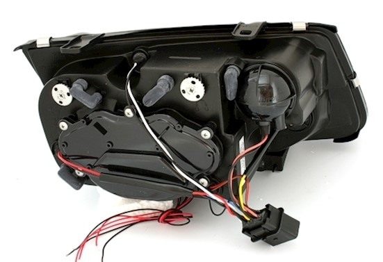 Angel Eyes Scheinwerfer für VW Bora in Schwarz    