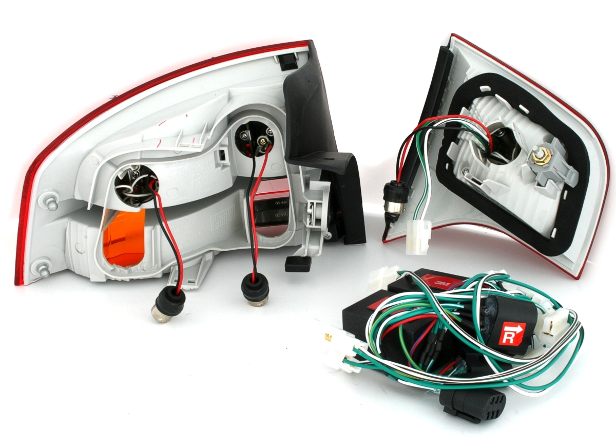 LED Rückleuchten für Audi A4 B7 Limo in Rot Weiß