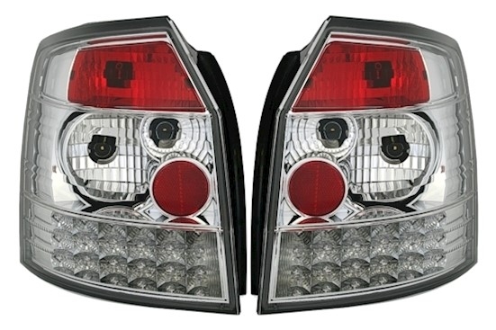 LED Rückleuchten für Audi A4 8E Avant in Chrom