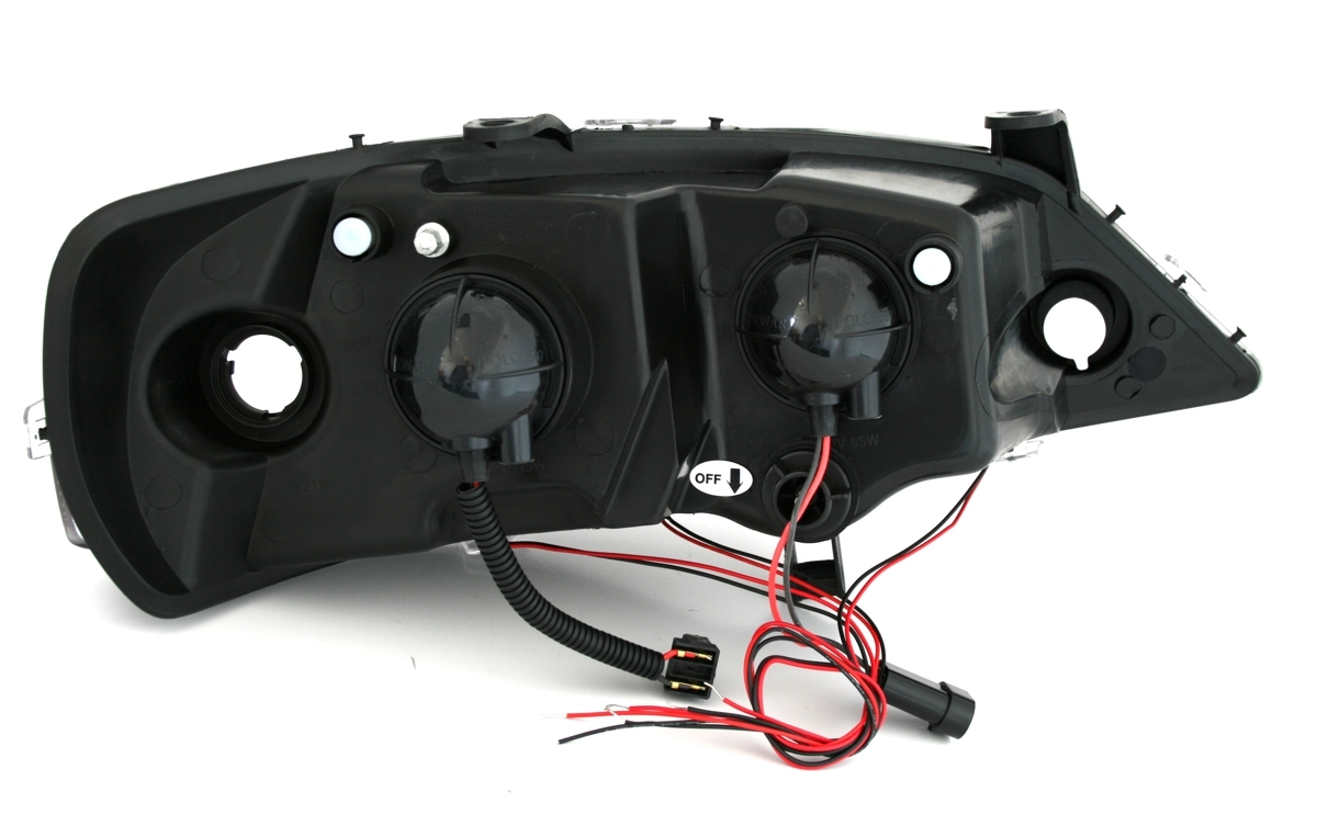 Angel Eyes Scheinwerfer für Opel Astra G in Chrom 