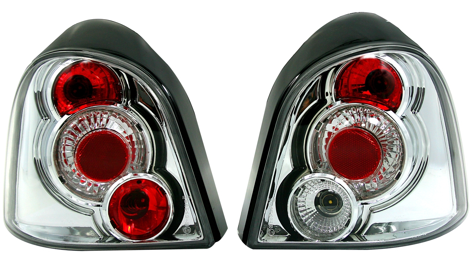 Rückleuchten für Renault Twingo in Chrom          