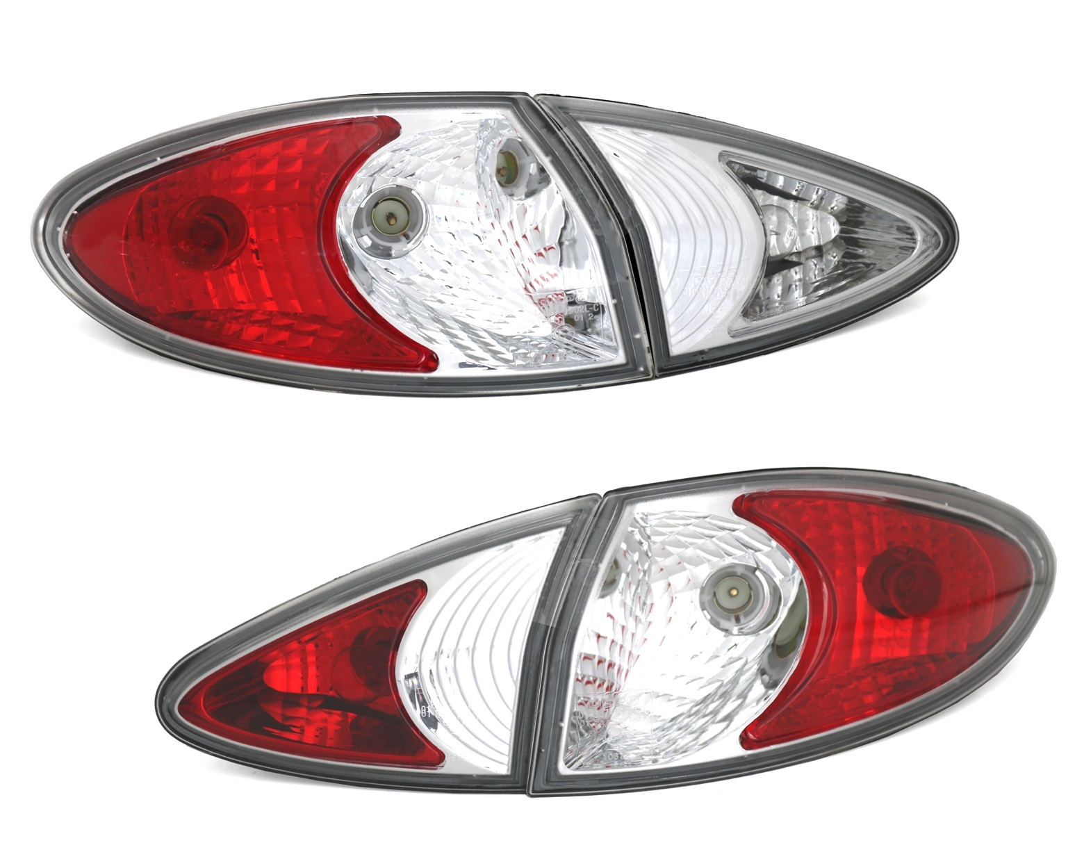 Rückleuchten für Alfa Romeo 147 in Klarglas Chrom