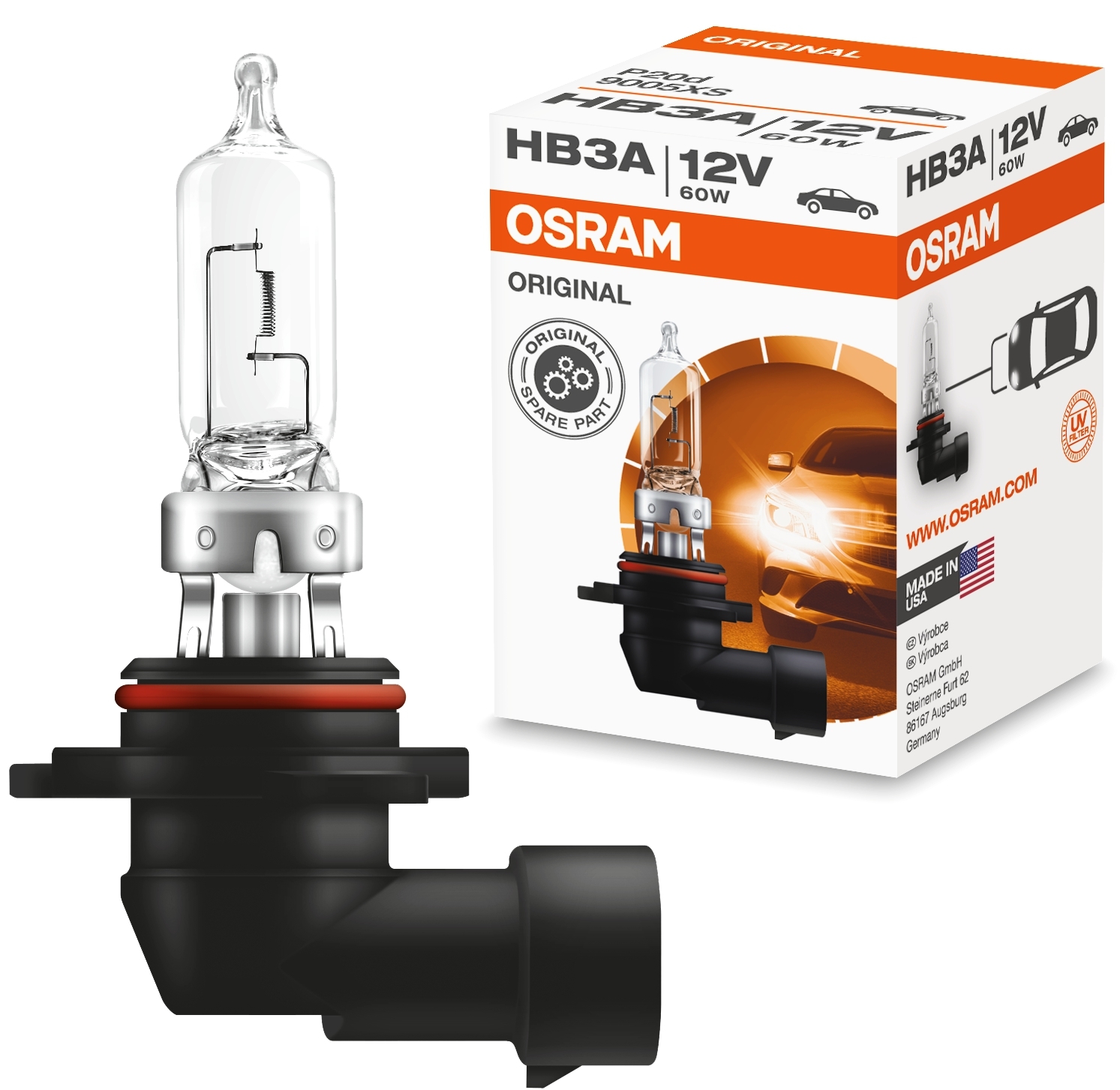 OSRAM HB3 12V 60W Original Line