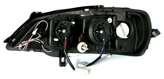 Scheinwerfer für Opel Astra G in Schwarz