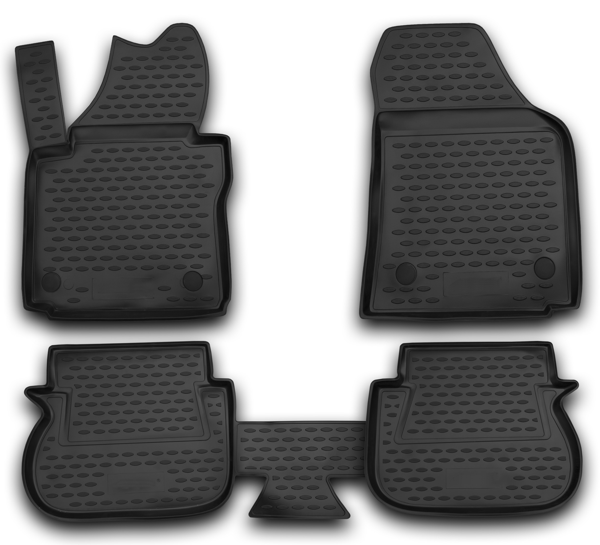 TPE Gummi Fußmatten für VW Caddy 3