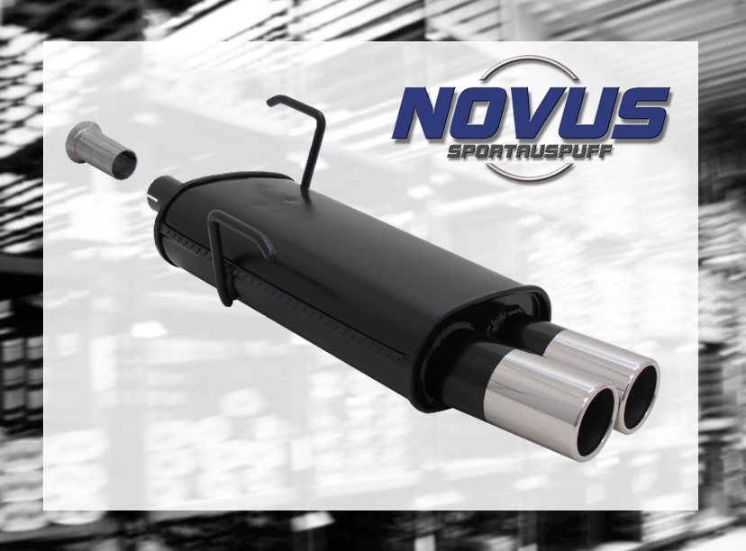 NOVUS ESD für PEUGEOT 206 2x76mm Design