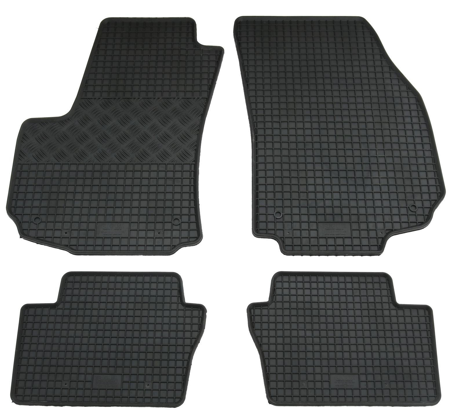 Gummi Fußmatten für Opel Zafira B