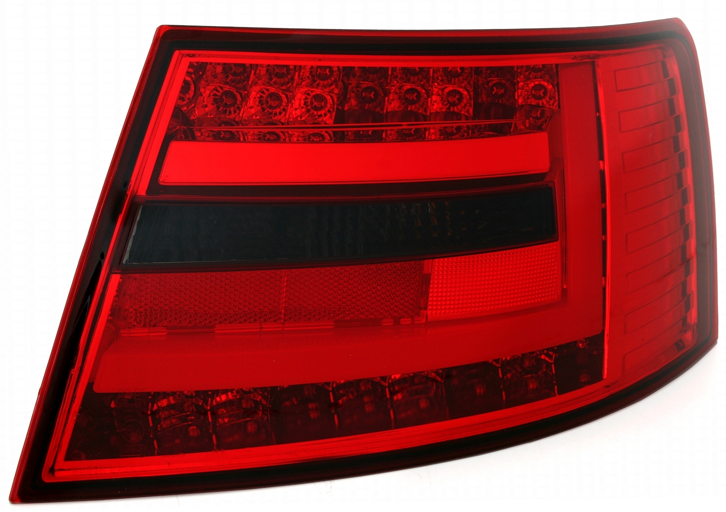 LightBar Rückleuchten für Audi A6 4F in Rot-Smoke