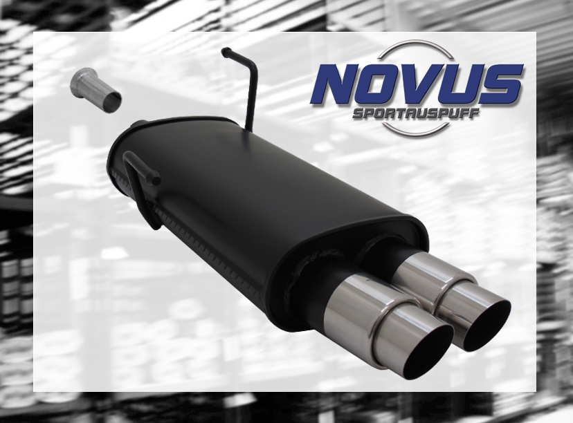 NOVUS ESD für PEUGEOT 206 2x76mm GP-Design