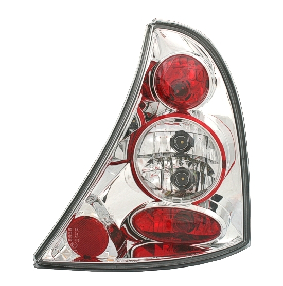 Rückleuchten für Renault Clio B in Chrom          