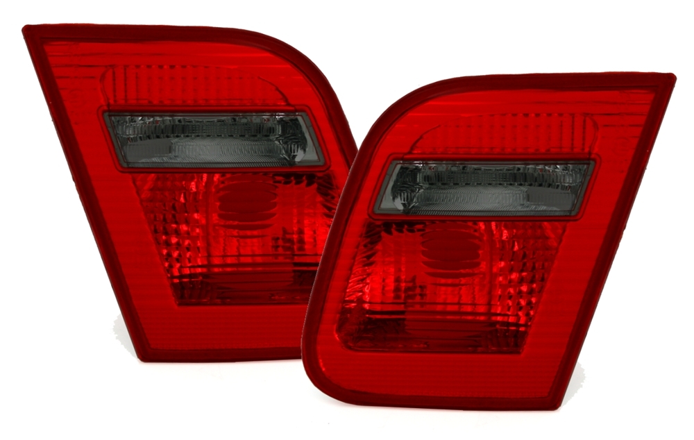 LED Rückleuchten für 3er BMW E46 in Rot-Schwarz