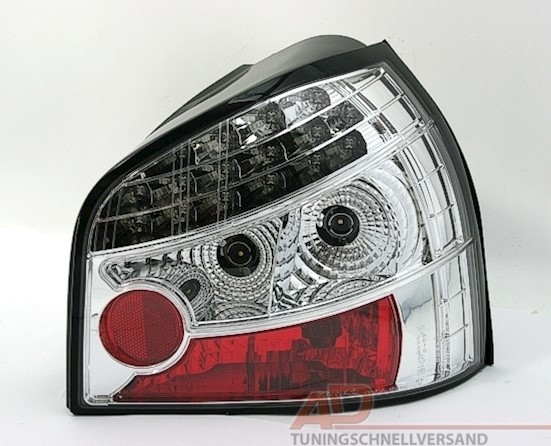 LED Rückleuchten für Audi A3 8L in Chrom