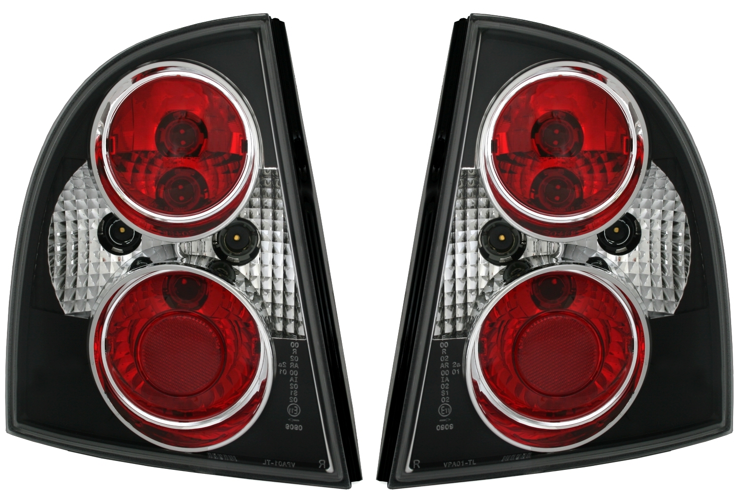 Rückleuchten Set für VW Passat 3BG in Schwarz
