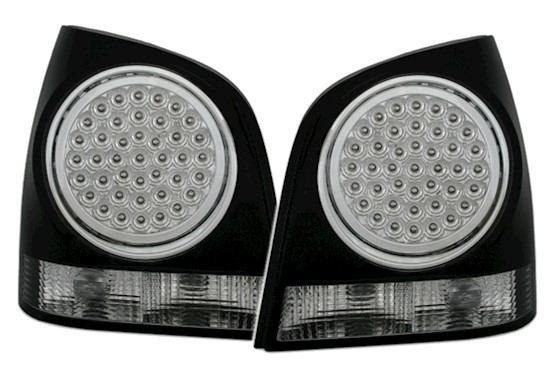 LED Rückleuchten Set für VW Polo 9N in Schwarz