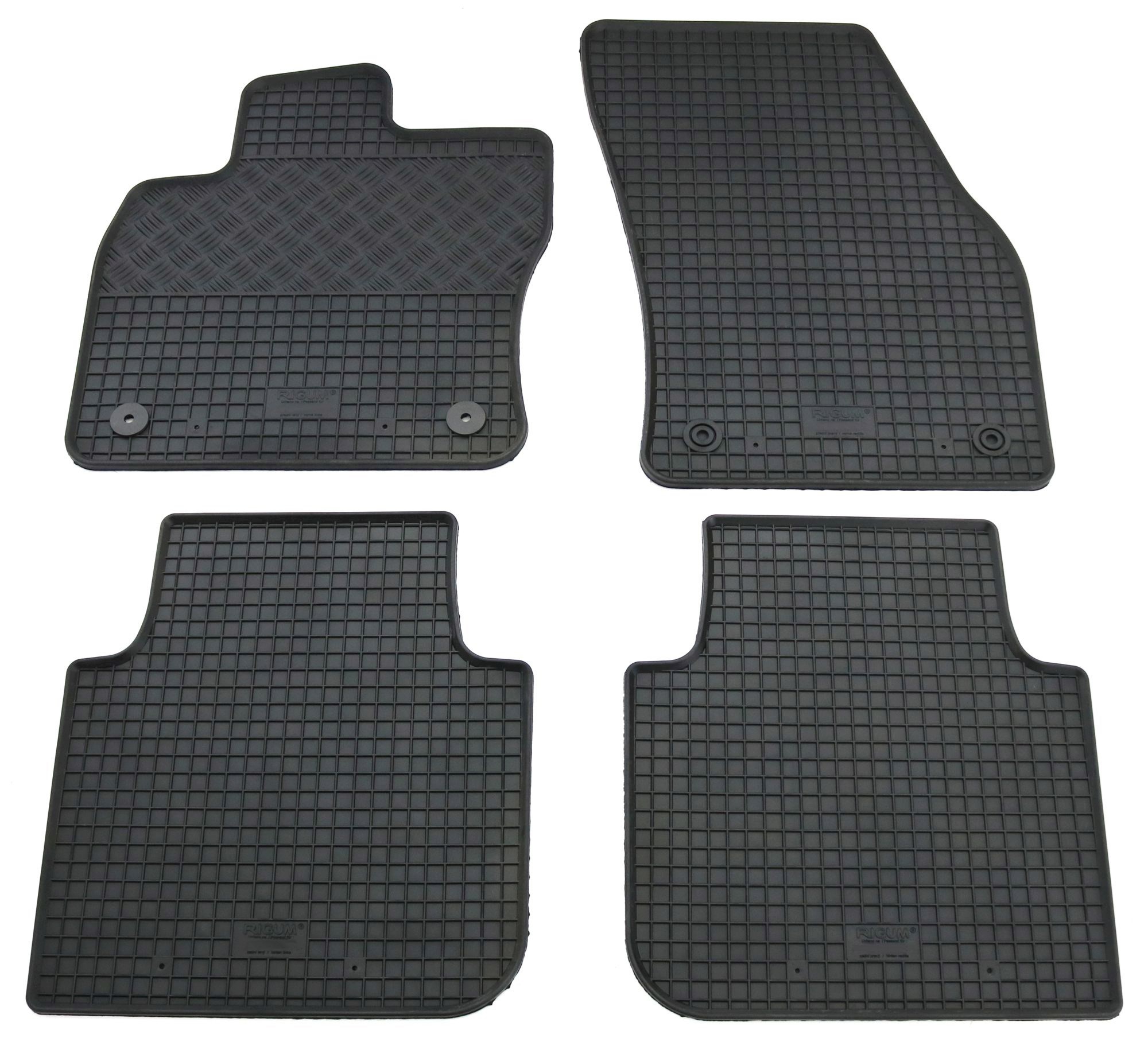 Gummi Fußmatten für Skoda Kodiaq / Tiguan Allspace