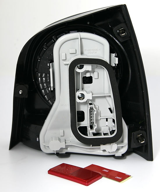 LED Rückleuchten Set für VW Polo 9N in Schwarz