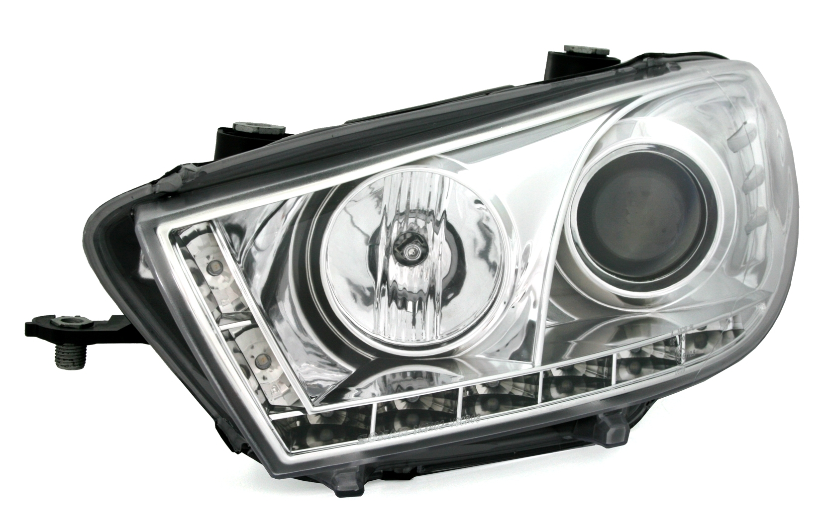 Scheinwerfer mit LED für VW Scirocco 3 in Chrom