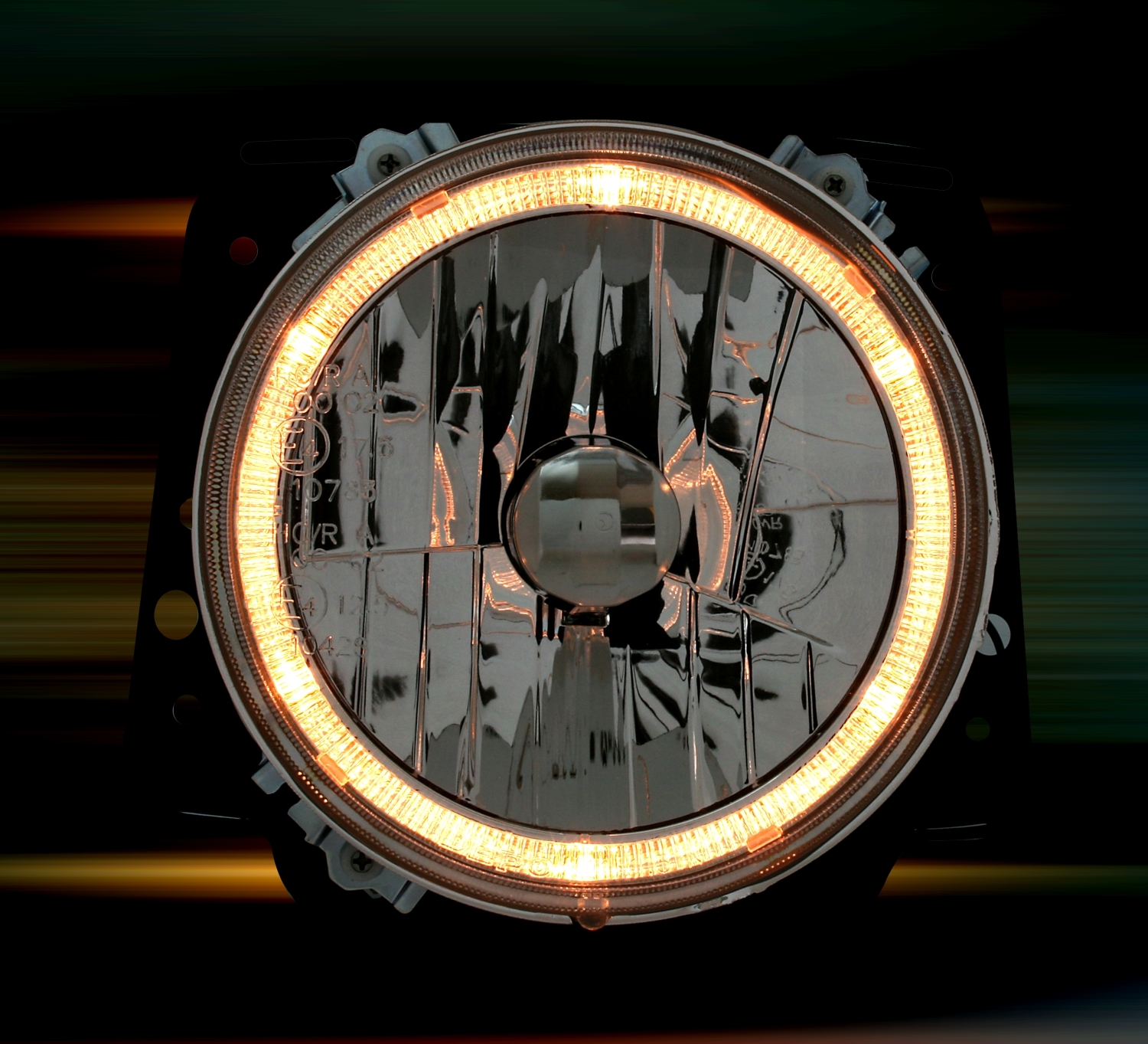 Angel Eyes Scheinwerfer für VW Golf 2 in Chrom