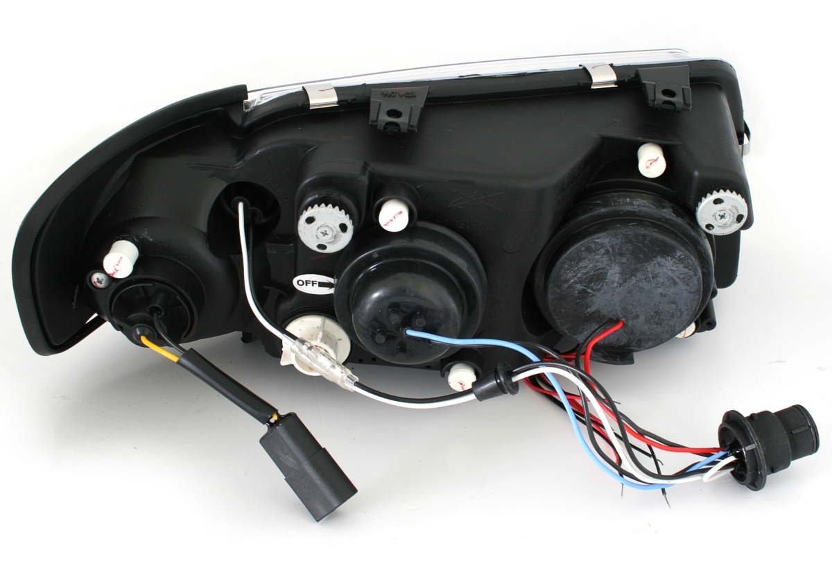 Angel Eyes Scheinwerfer für Audi A3 8L in Chrom   