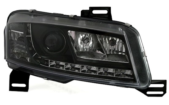 Scheinwerfer mit LED für Fiat Stilo 192 in Schwarz