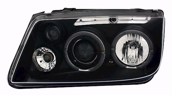 Angel Eyes Scheinwerfer für VW Bora in Schwarz    
