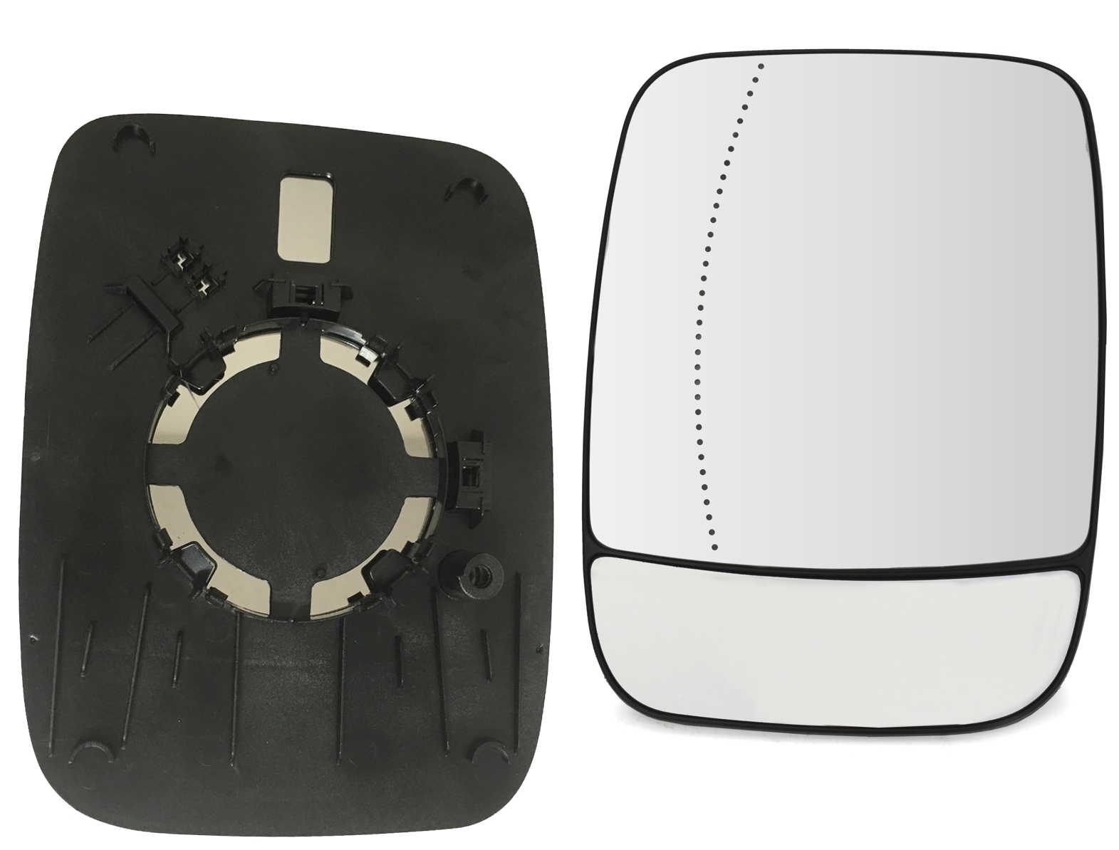 Spiegelglas für Opel Renault Fiat Nissan / links