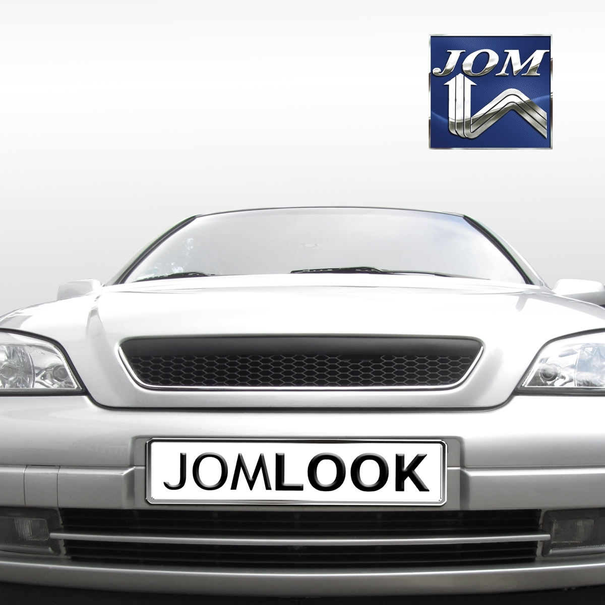 Grill ohne Emblem Opel Astra G / Schwarz mit Chrom