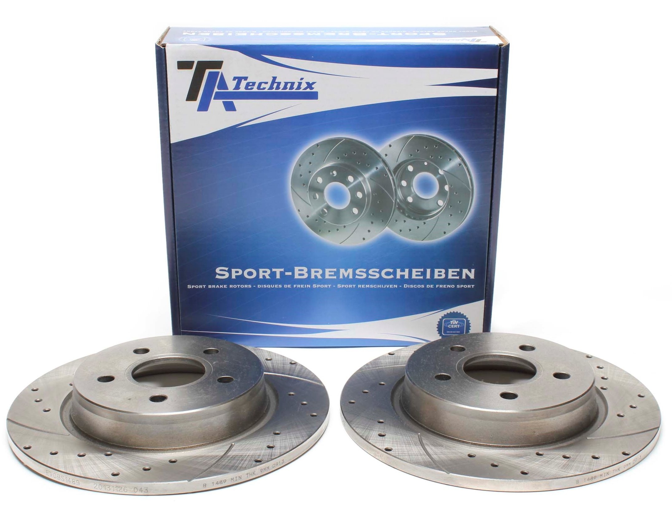 TA-Technix Sport Bremsscheiben Satz / HA