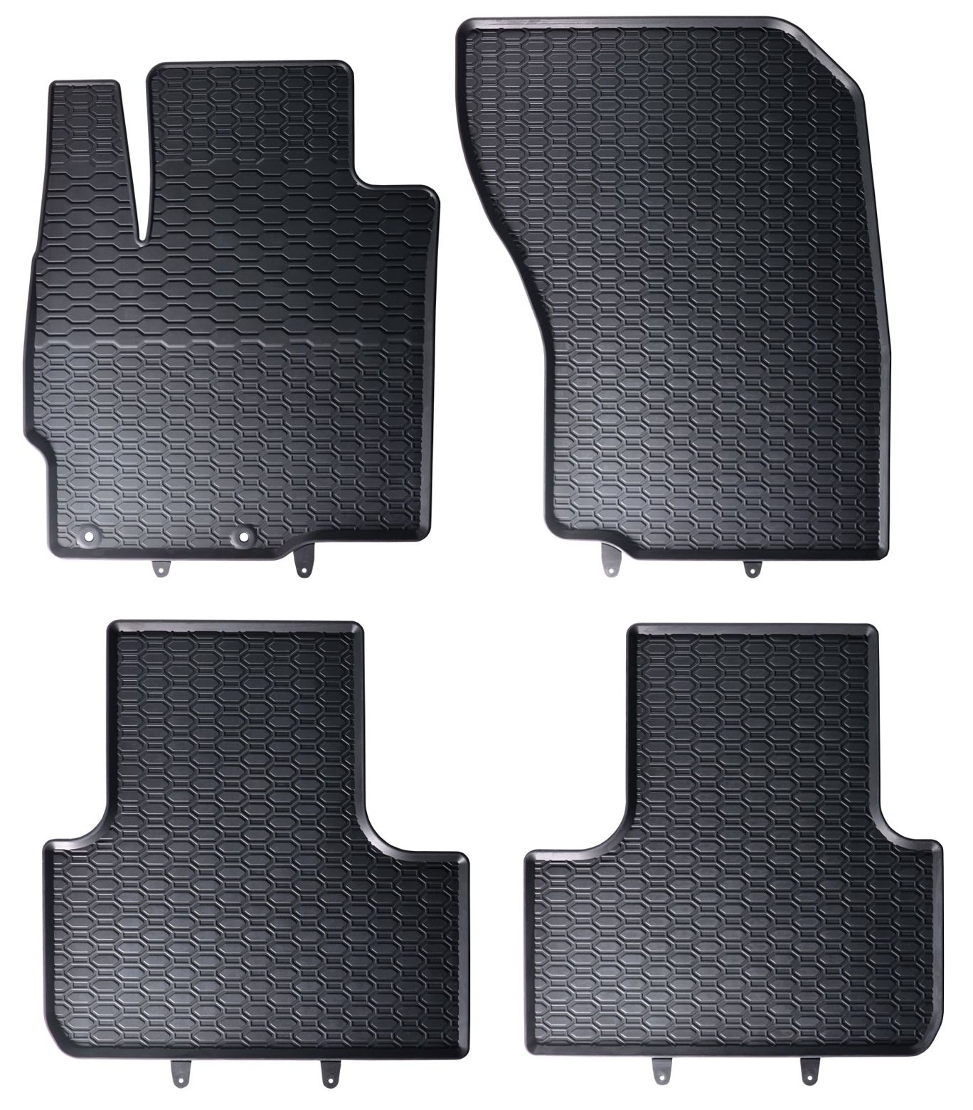 Gummifußmatten für Citroen C-Crosser / Mitsubishi